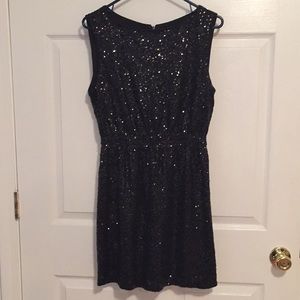 BLACK SPARKLY DRESS